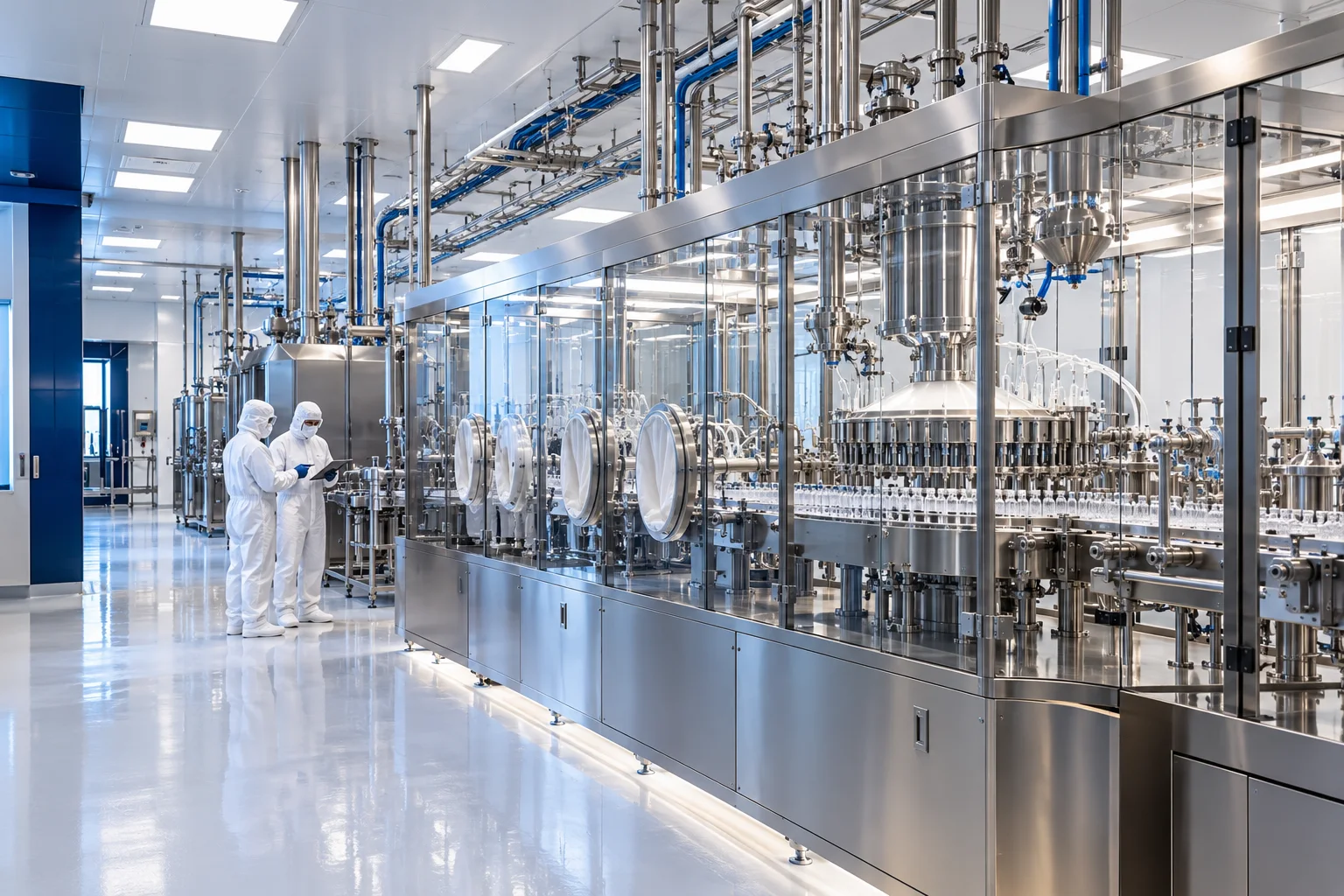 Illustrative sterile injectable manufacturing facility and engineering team